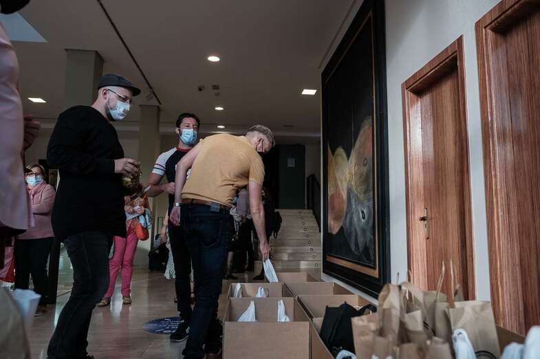 El público pudo asistir a estos conciertos donando un kilo de alimentos no perecederos / TA